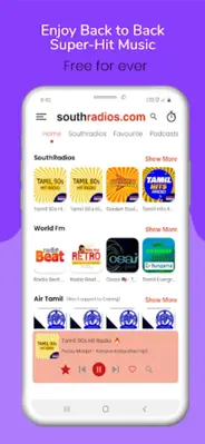 Southradios Tamil FM Radio HD android App screenshot 3