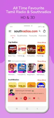 Southradios Tamil FM Radio HD android App screenshot 4